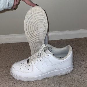 Men’s size 8.5 white Nike Air Force 1s